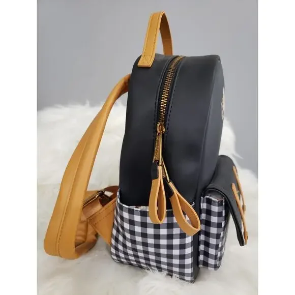 Loungefly Disney Winnie the Pooh Gingham Mini Backpack Exclusive Picnic Plaid